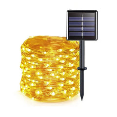 Solar LED Fairy Lights: Bright, Weatherproof Garden & Party String Lighting