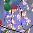 Winter Wonderland Snowflake LED String Lights Decor Ideas