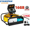 SYANSPAN Drain Inspection Camera Waterproof Endoscope Night Vision