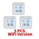 Zigbee SmartHome Sensor: Voice-Controlled Temperature & Humidity Monitor  ourlum.com WiFi Ver 3PCS  