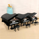 Handmade Wooden Musical Instruments Collection Mini Piano Gifts