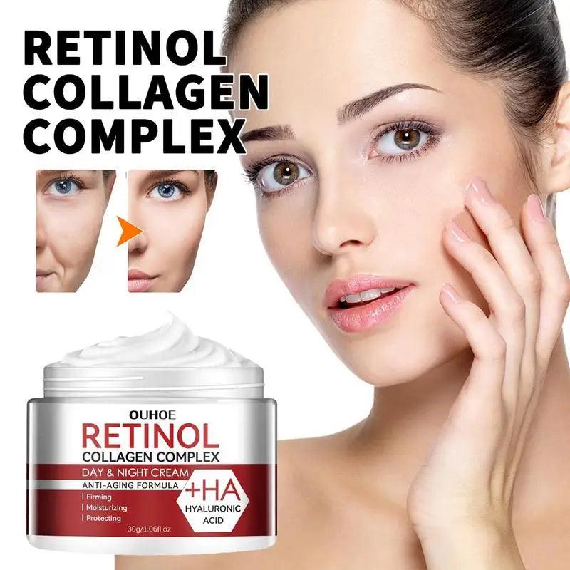 Retinol Hydrating Face Cream for Anti-Aging and Skin Renewal  ourlum.com   