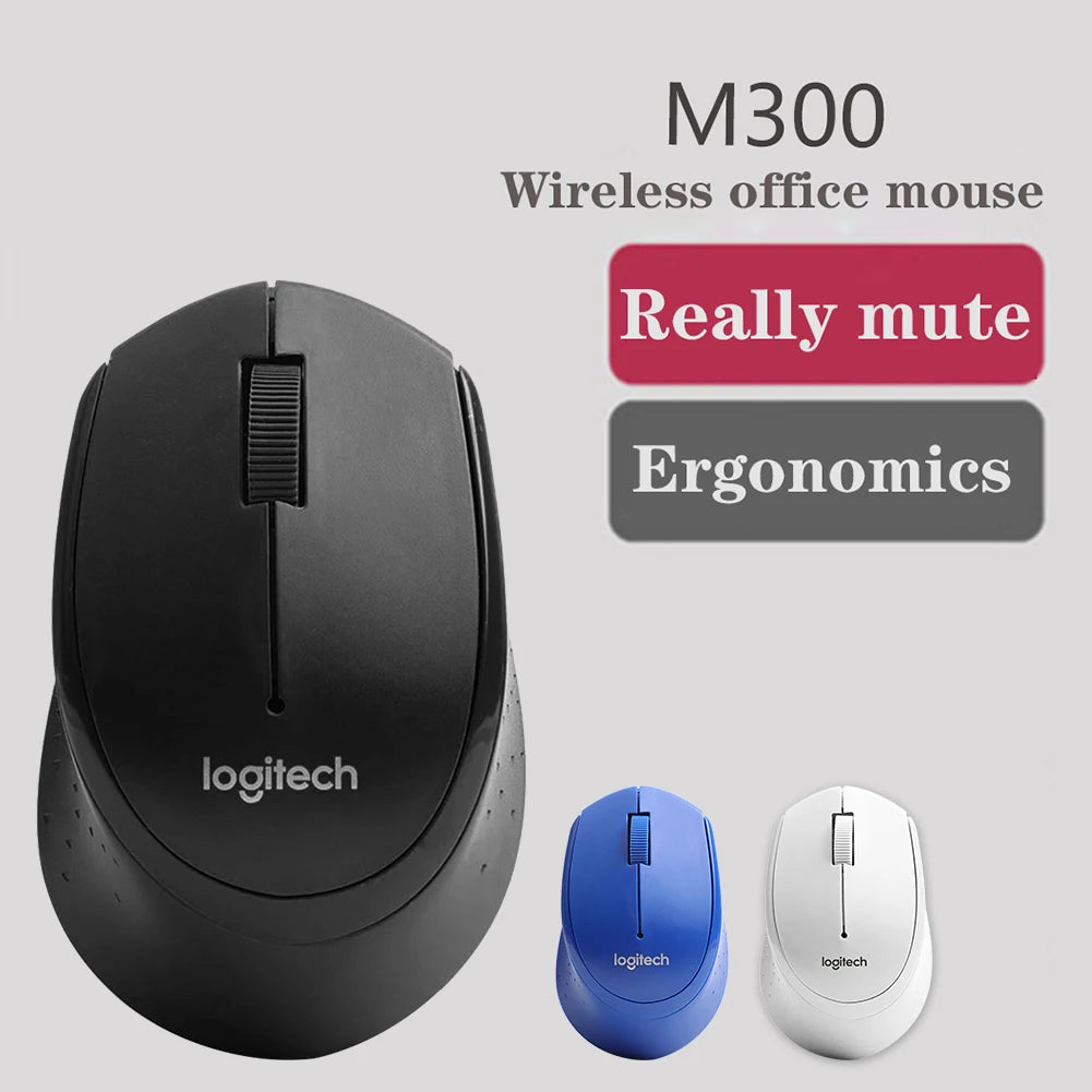 Logitech M330 Wireless Mouse Silent Mouse 1000DPI Silent Optical Mouse 2.4GHz With USB Receiver Mice for Office Home Using PC