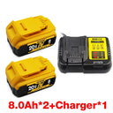 High-Capacity DCB200 20V Lithium Battery for DeWalt Tools