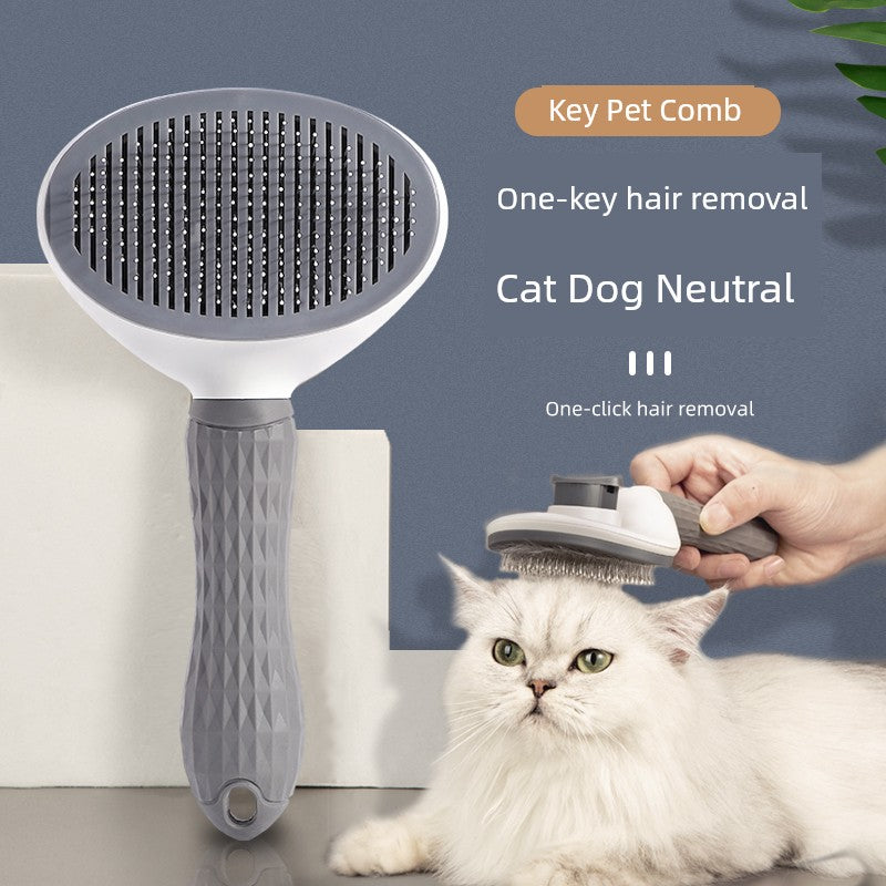 Cat Comb Floating Hair Comb Hair Brush Dog Hair Removal Cat Petting Handy Gadget Cleaning Long Hair Special Pet Cat Supplies