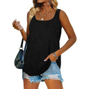 Elegant Dolphin Hem Tank Top Summer Fashion Upgrade for Women