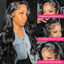 Luxurious Body Wave 360 Lace Frontal Wig for Women