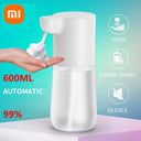 Xiaomi Touchless Foaming Soap Dispenser - USB Rechargeable White ABS Automatic Hand Washing Machine  ourlum.com 600ml  