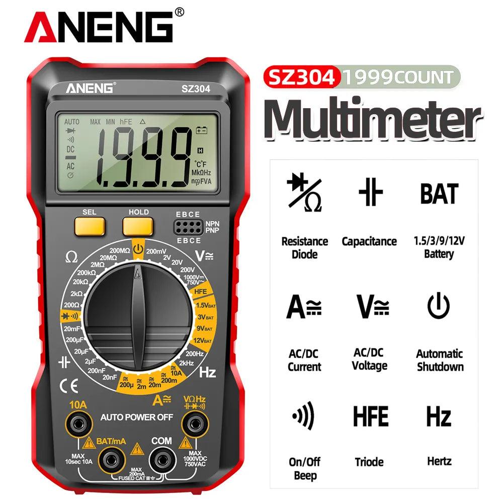 ANENG Multifunction Digital Multimeter: Ultimate Precision for Electricians  ourlum.com   