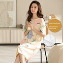 Cotton Korean Summer Pajamas Stylish Integrated Dress Wear