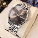 OLEVS Golden Luxury Waterproof Mechanical Watch Stainless Steel