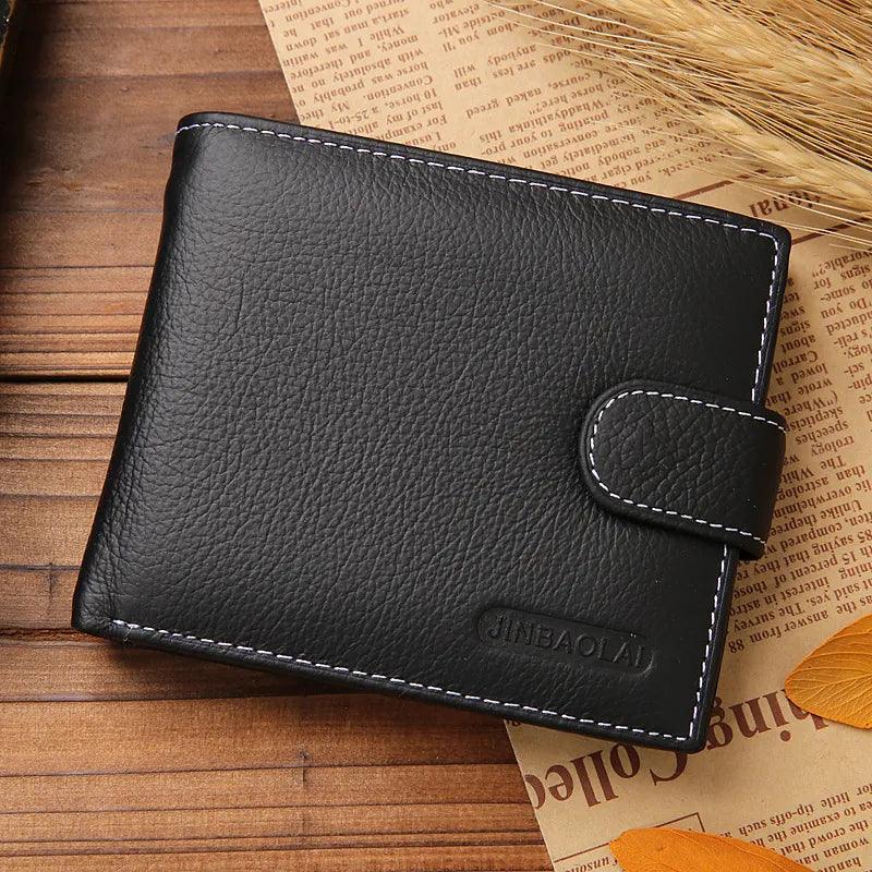 Vintage Cow Leather Zipper Wallet with Free Engraving: Stylish & Personalized Men's Purse  ourlum.com   