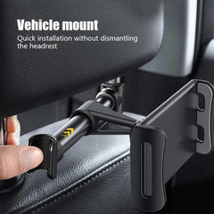 Back Seat Tablet Holder: 360° Rotating Car iPad Mount for Ultimate Entertainment