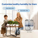 KINSCOTER 3L Ultrasonic Air Humidifier with Remote Control and Timer - Large Capacity Aroma Diffuser for Home and Plants