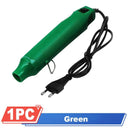 Hot Air Gun Electric Power Heat Blower for DIY Crafts & Shrink Tubing  ourlum.com Green  