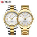 CURREN Men's Elegant Stainless Steel Business Watch Luxury Timepiece