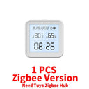 Zigbee SmartHome Sensor: Voice-Controlled Temperature & Humidity Monitor  ourlum.com Zigbee Ver 1PCS  