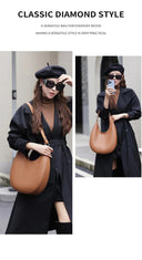 Hifashion Genuine Leather Underarm Shoulder Bags For Women