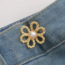 Bowknot Button Adjuster - Innovative Waist Tightener for Pants and Skirts  ourlum.com A-SA230262-Gold  