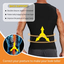 Men Body Shaper Sauna Heat Trapping Sweat Enhancing Vest