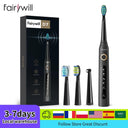 Fairywill Sonic Toothbrush FW507 Waterproof 40,000 VPM 4 Heads