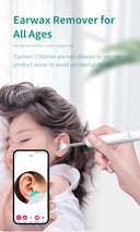 Smart Visual Ear Cleaner with Camera 1296P USB C Earpick