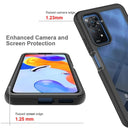 Redmi Note Shockproof Case: Crystal Back Panel 360 Protect  Redmi 5G  ourlum.com   