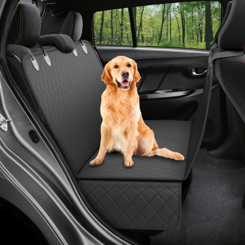 Waterproof Dog Car Seat Cover for Small Medium Large Dogs - Pet Travel Mat Hammock  ourlum.com black  