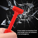 Emergency Escape Safety Hammer with Seat Belt Cutter