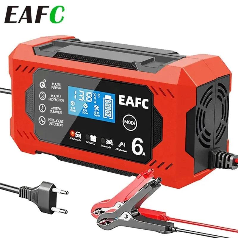 Intelligent 12V Battery Charger with LCD Display and Smart Repair Technology  ourlum.com   