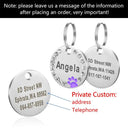 Personalized Stainless Steel Pet ID Tag for Dogs and Cats  ourlum.com S  