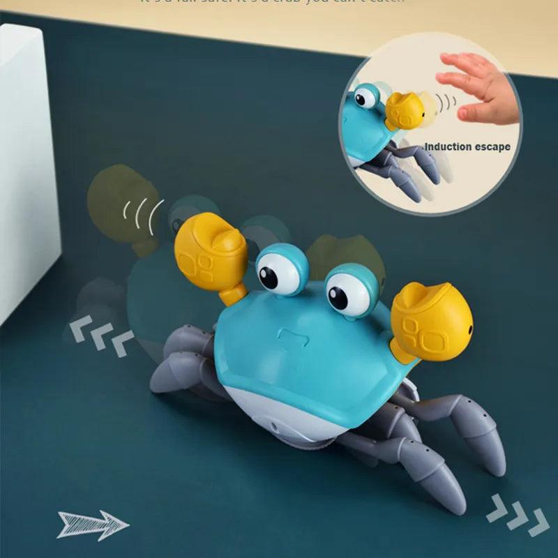 Induction Escape Crab: Interactive Musical Pet Toy for Kids  ourlum.com   