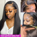 Premium 360 Lace Frontal Wig Brazilian Bone Straight Hair