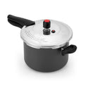 4.5L Non-Stick Pressure Cooker With Secure External Lock Feegrete Grey