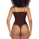 Off Shoulder Tummy Control Bodysuit Shapewear - Slimming Thong Corset for Women