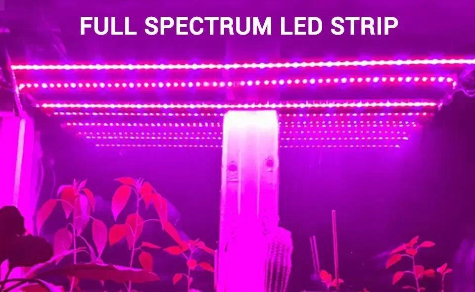 LED Grow Light Strip: Boost Plant Growth with Full Spectrum Efficiency  ourlum.com   