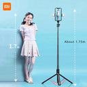 Xiaomi Extendable Selfie Stick with Bluetooth Remote and Phone Tripod Stand  ourlum.com   