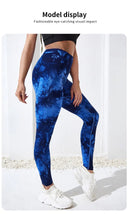 Tie Dye High Waist Seamless Leggings for Women 2023