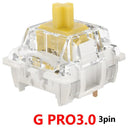 GATERON G Pro Yellow Switch Keyboard Enhanced Typing Design