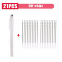 Vanishing Ink Heat Erasable Marker Pen Set for DIY Crafts and Sewing  ourlum.com 21pcs off white  