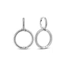 Elegant Butterfly Hoop Earrings Stylish Women's Gift Accessory