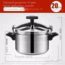 Universal Stainless Steel Pressure Cooker for Gas & Induction