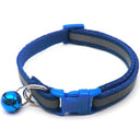 Colorful Reflective Pattern Pet Collar with Bell for Small Pets  ourlum.com Red  