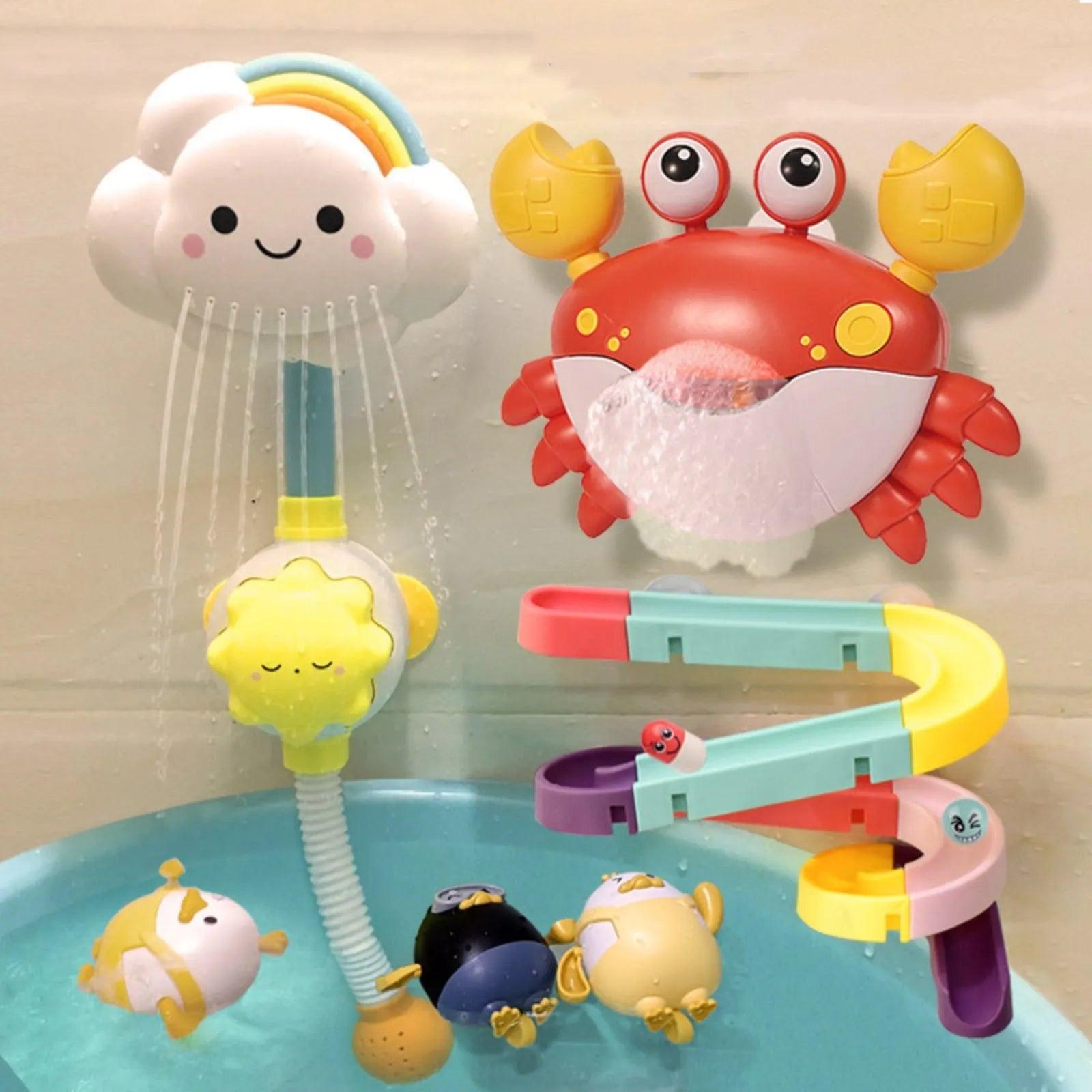 Cute Clouds & Flowers Bath Toy: Interactive Water Play for Kids  ourlum.com   