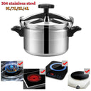 9L Aluminum Pressure Cooker High Capacity Induction Gas Compatible