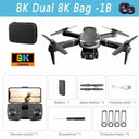  V88 Drone: 8K Aerial Photography Quadcopter with Obstacle Avoidance  ourlum.com BK Dual 8K Bag -1B  