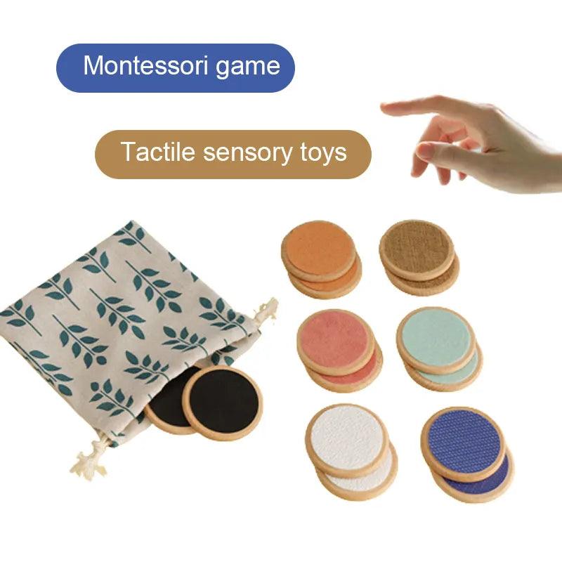 Montessori Sensory Matching Game: Cognitive Color Memory Logic  ourlum.com   