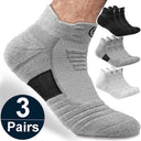 Ultimate Performance Anti-Slip Cotton Sport Socks for Men and Women - Ideal for Soccer, Basketball, and More  ourlum.com   