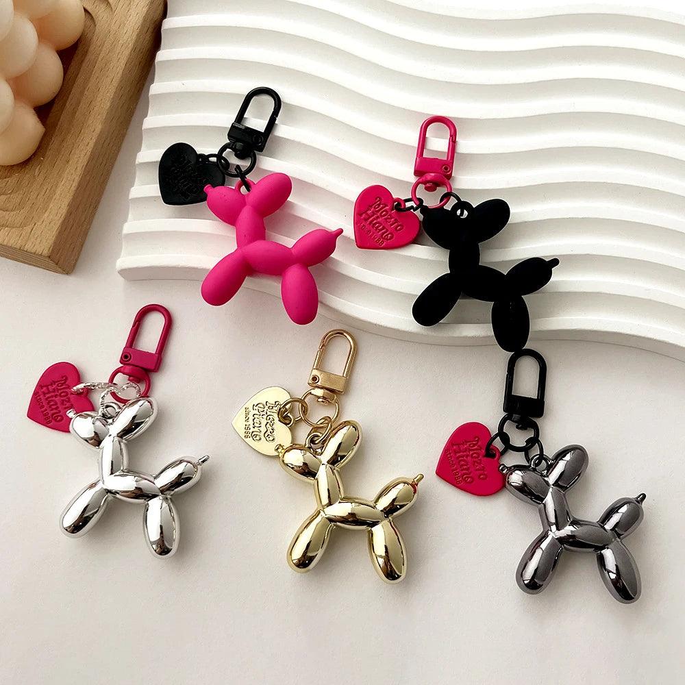 Balloon Dog Acrylic Keychain Set - Fun Accessories for Women & Couples  ourlum.com   