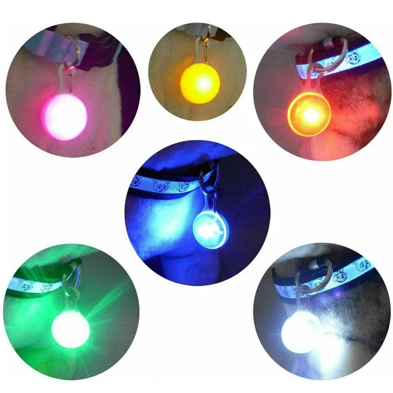 LED Glow Pet Collar Pendant Charm - Night Safety Lights  ourlum.com   